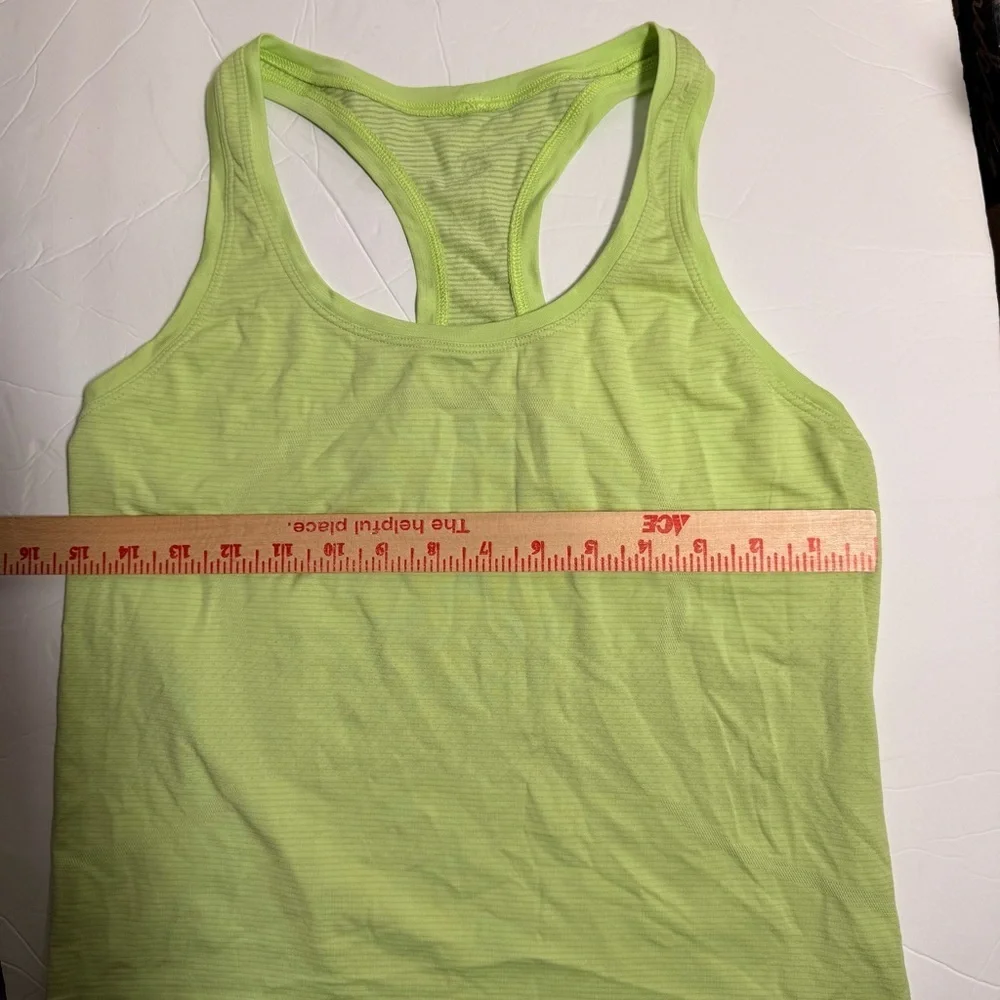 Lululemon Swiftly Tech Racerback Tank Top Neo Mint Green Size 8 Athletic Gym